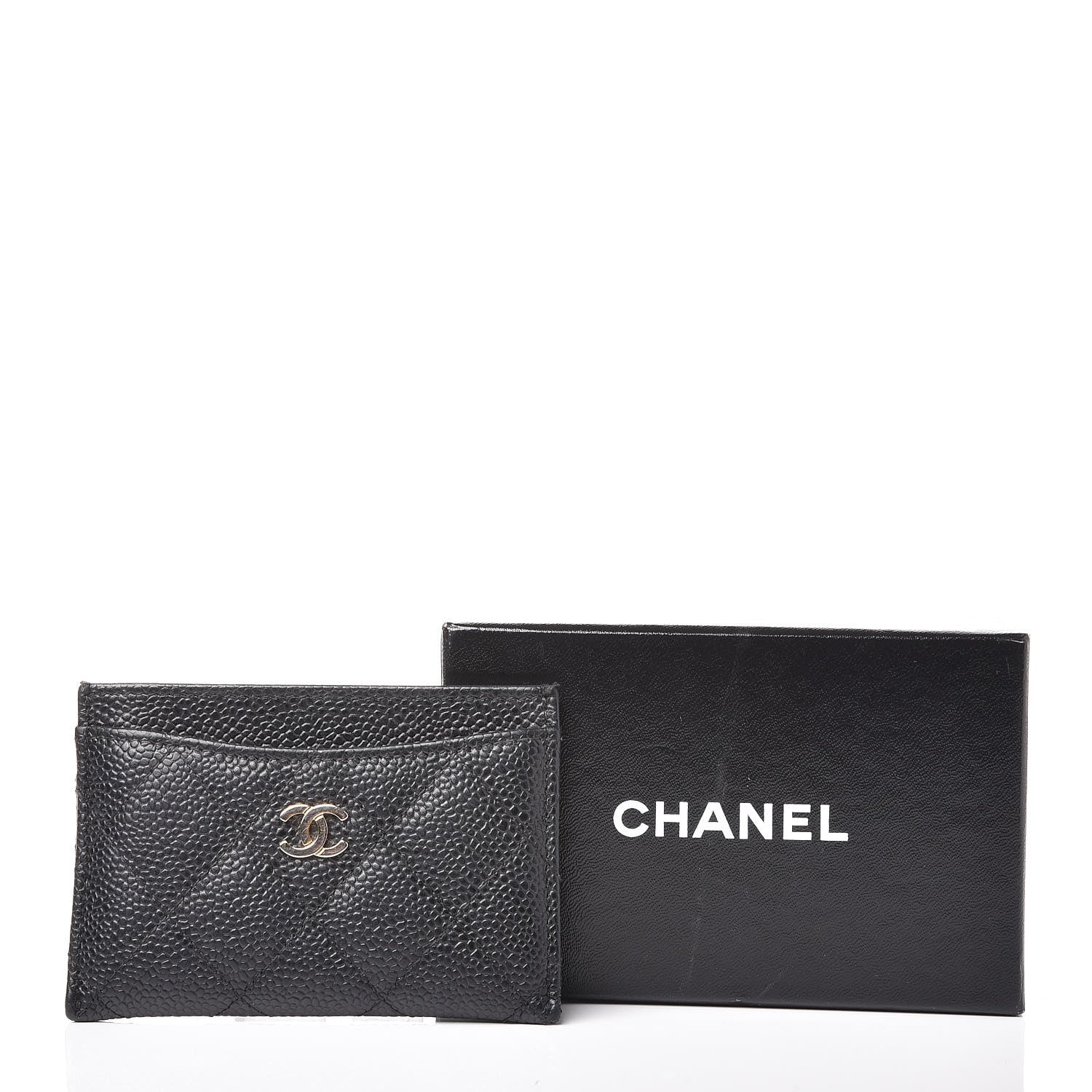 Chanel Caviar Quilted Card Holder Black 11 of 11