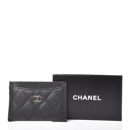 Chanel Caviar Quilted Card Holder Black 11 of 11