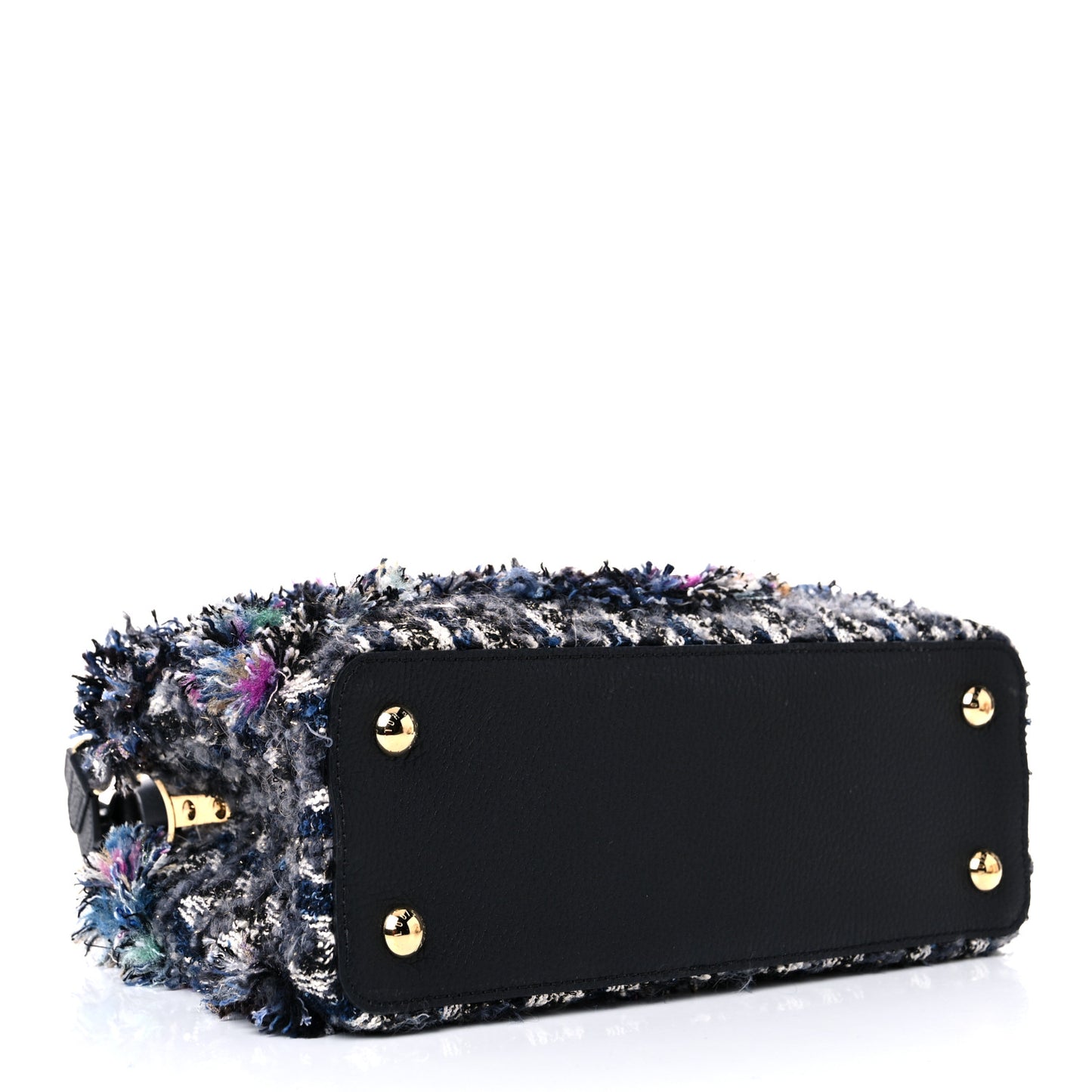 Tweed Calfskin Capucines MM Multicolor