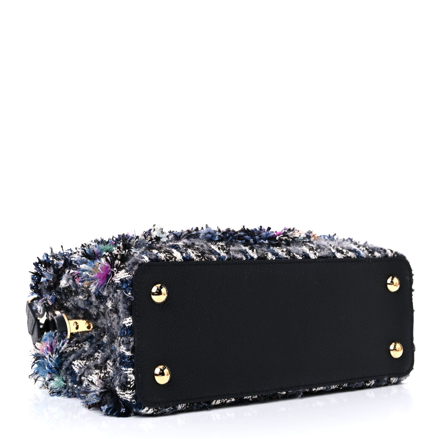 Louis Vuitton Tweed Calfskin Capucines MM Multicolor 4 of 9