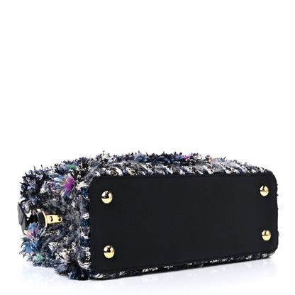 Louis Vuitton Tweed Calfskin Capucines MM Multicolor 4 of 9