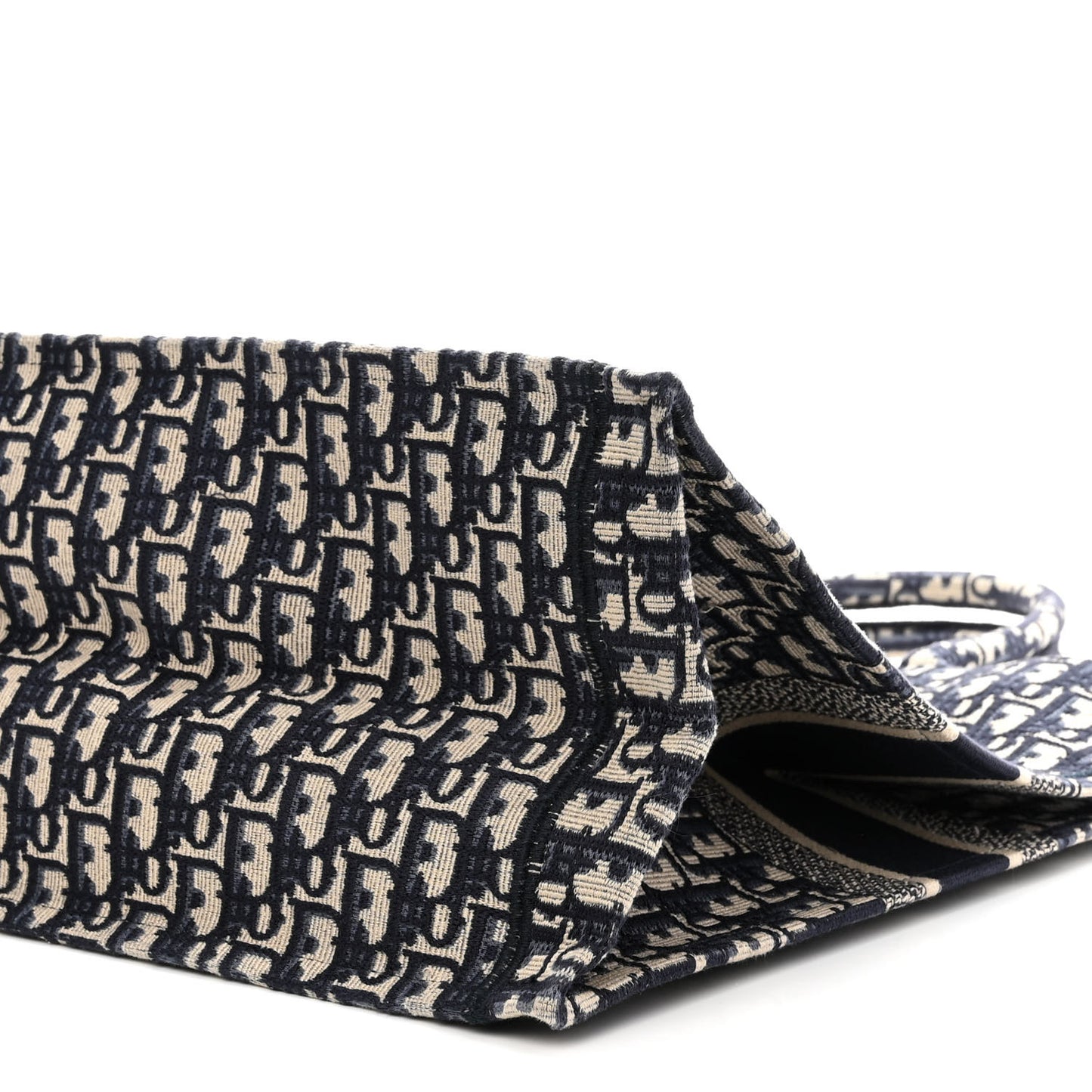 Oblique Large Book Tote Blue Multicolor
