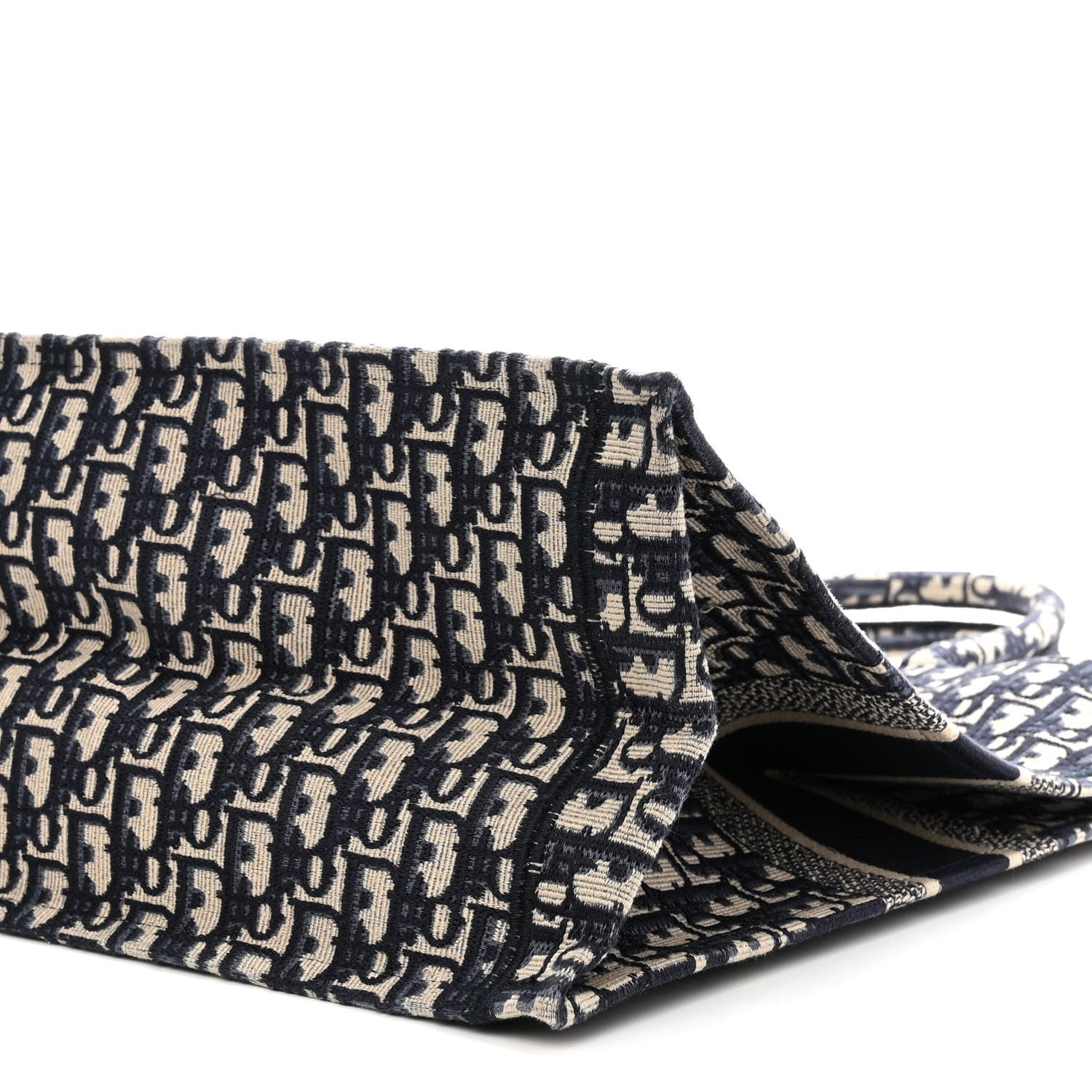 Christian Dior Oblique Large Book Tote Blue Multicolor 10 of 12