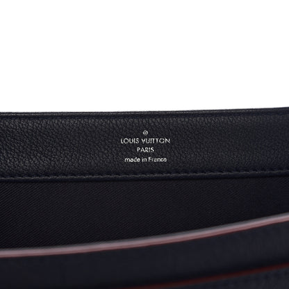 Louis Vuitton Calfskin Lockme II Chain Bag BB Marine Rouge 5 of 10