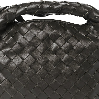 Bottega Veneta Calfskin Intrecciato Mini Hop Kaki 9 of 11