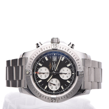 Breitling Stainless Steel 44mm Colt Chronograph Automatic Watch Black A13388 3 of 7
