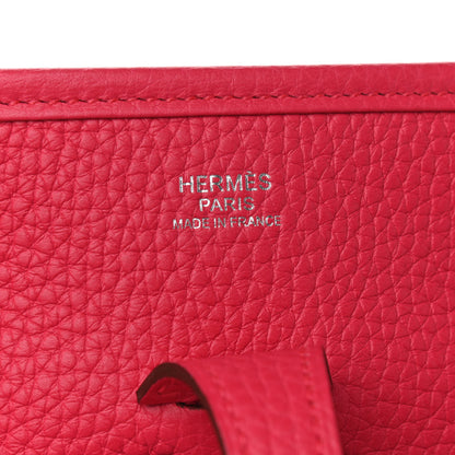 Hermes Taurillon Clemence Evelyne III PM Rose Extreme 6 of 11