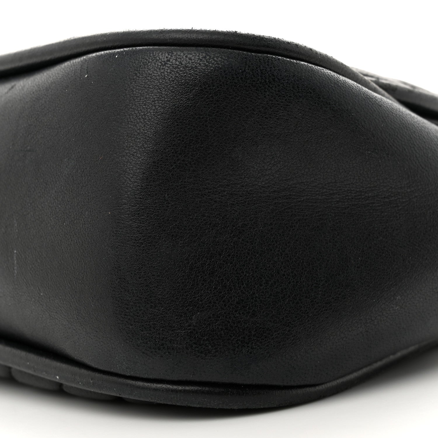 Chanel Lambskin Reverse Chevron Quilted Round Top Handle Flap Black 10 of 19