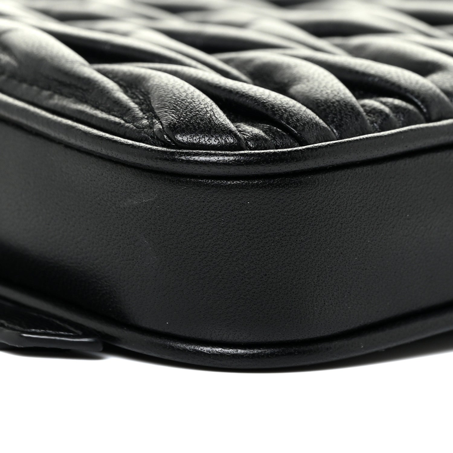 Miu Miu Nappa Matelasse Mini Bandoliera Crossbody Black 8 of 11