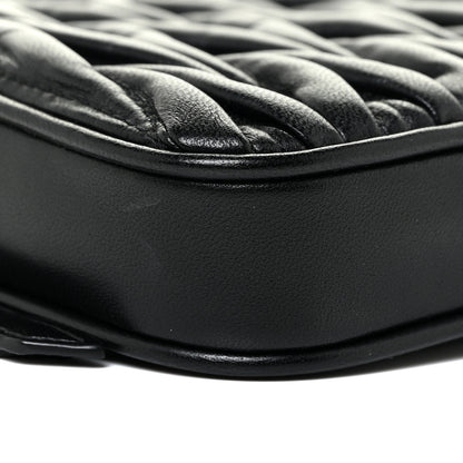 Miu Miu Nappa Matelasse Mini Bandoliera Crossbody Black 8 of 11