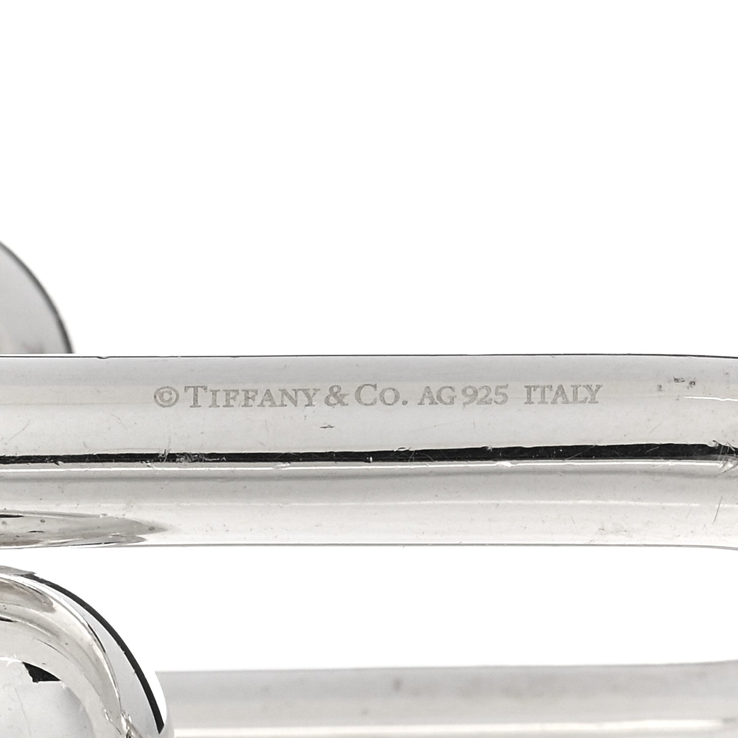 Tiffany Sterling Silver Extra Large HardWear Link Earrings 4 of 4
