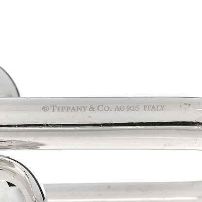 Tiffany Sterling Silver Extra Large HardWear Link Earrings 4 of 4