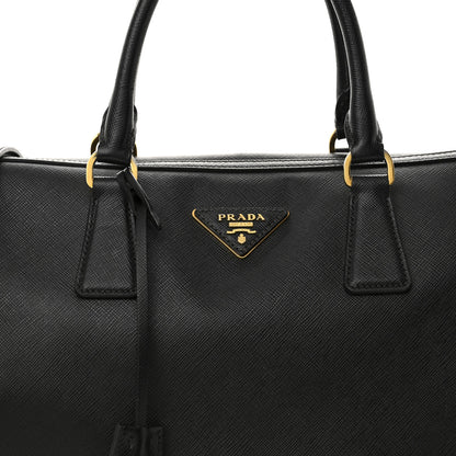 Prada Saffiano Lux Bowler Black 8 of 11