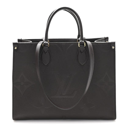 Louis Vuitton Empreinte Monogram Giant OnTheGo MM Chocolate 1 of 9