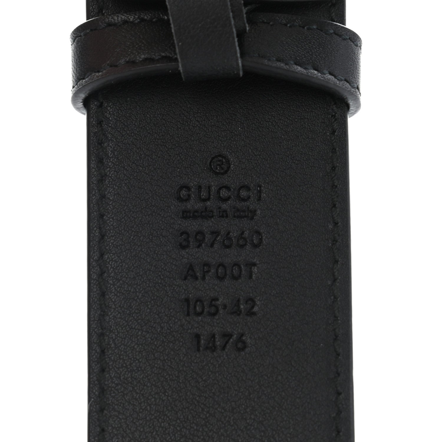 Gucci Moon Calfskin Double G 40mm Belt 105 42 Dark Cocoa 3 of 6