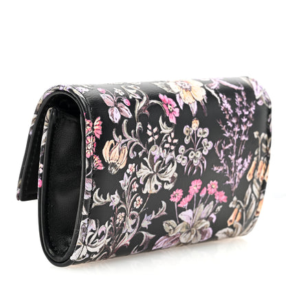Christian Dior Calfskin Millefiori Printed Miss Dior Glycine Wallet Black 3 of 6