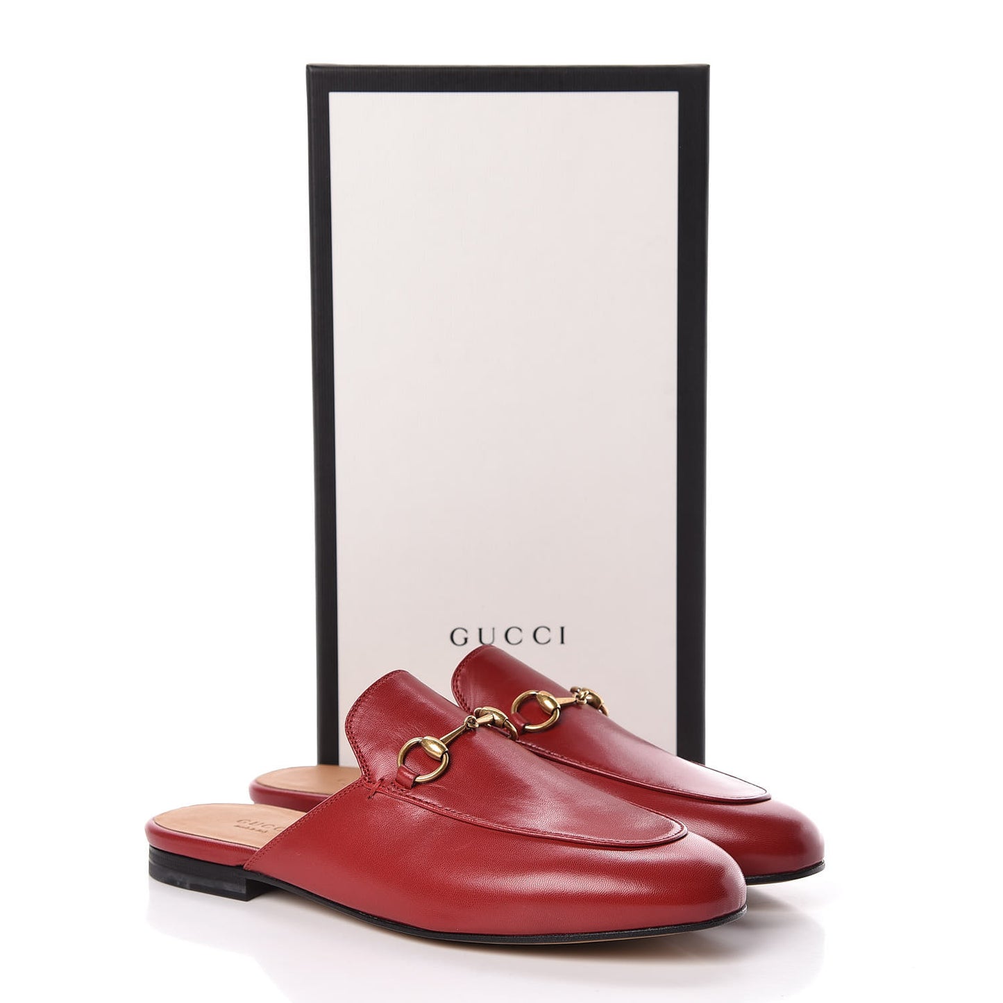 Malaga Kid Womens Princetown Slippers 38.5 Hibiscus Red