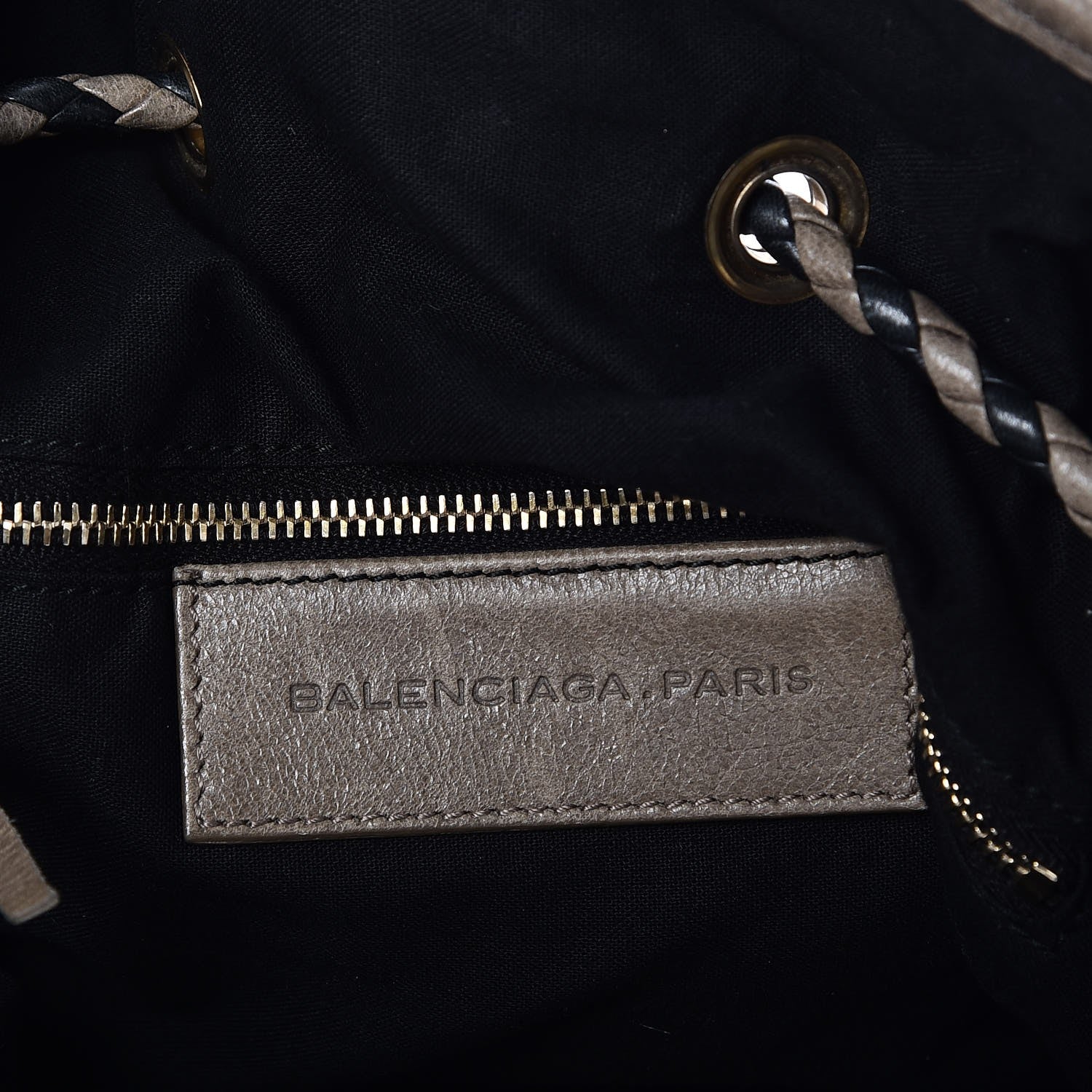 Balenciaga Agneau Arena Laser Cut Cross Classic Gold Hardware Medium Pampille Gris Poivre 6 of 10