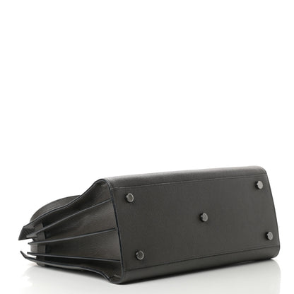 Saint Laurent Grained Calfskin Small Sac De Jour Coal 4 of 13
