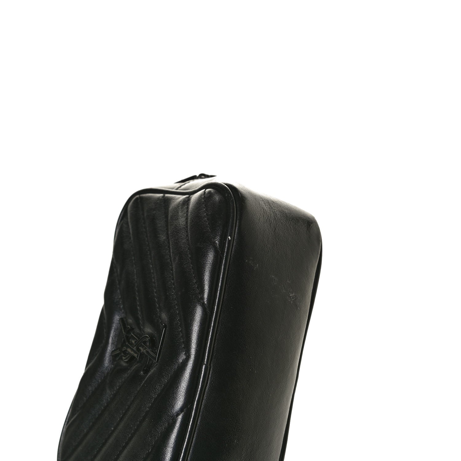 Saint Laurent Calfskin Matelasse Monogram Lou Belt Bag Black 15 of 15