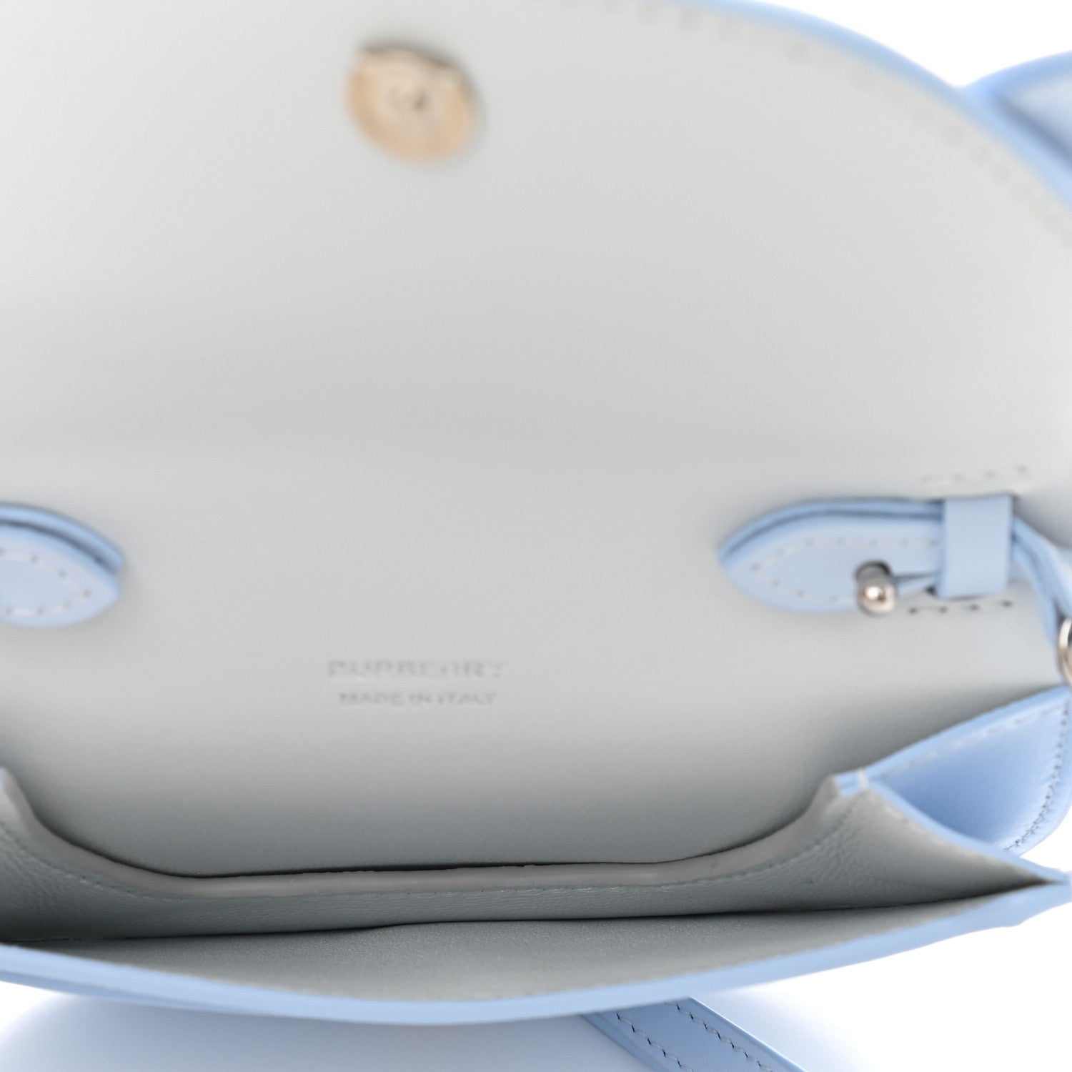 Burberry Calfskin Small Olympia Shoulder Bag Pale Blue 5 of 10