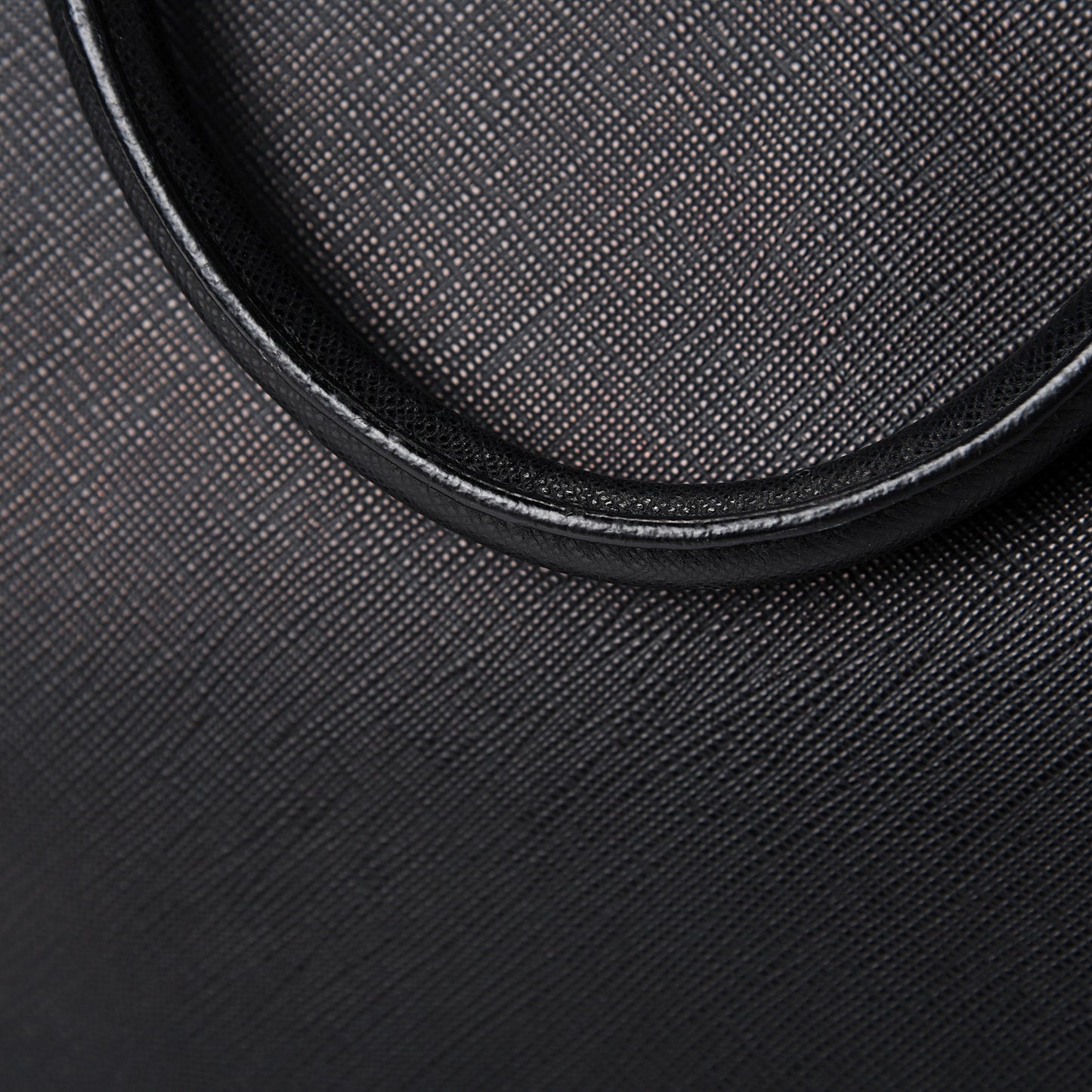 Saffiano Lux Large Tote Black