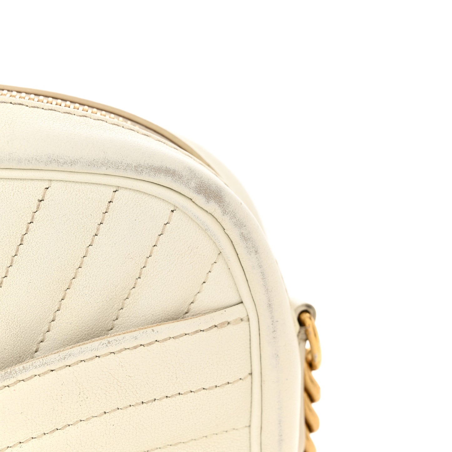 Calfskin New Wave Camera Bag White
