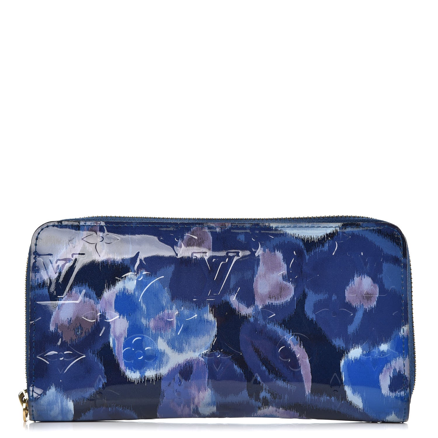 Louis Vuitton Vernis Ikat Zippy Wallet Grand Blue 1 of 8