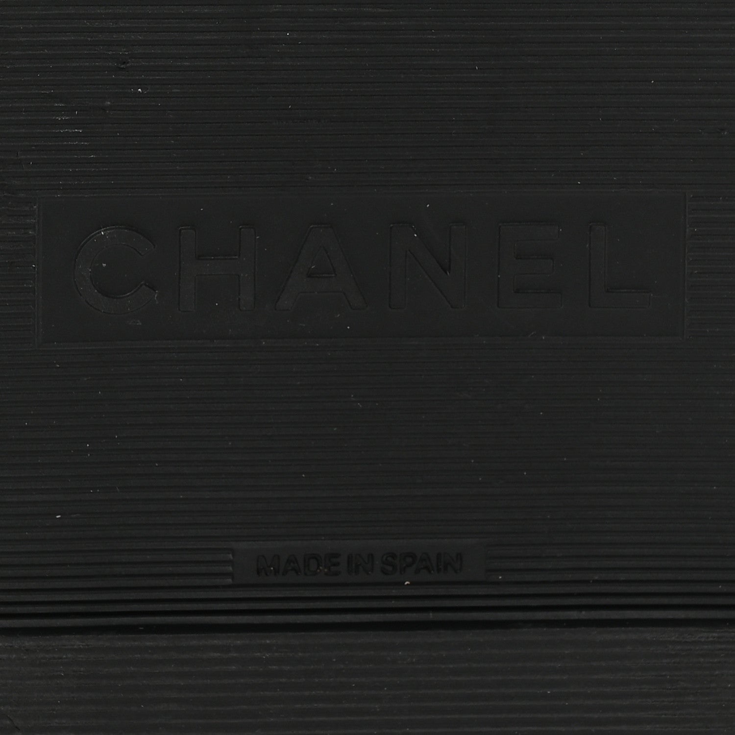 Chanel Fabric Pearl Cork CC Slip On Sandals 40 Black 38 Black 7 of 10