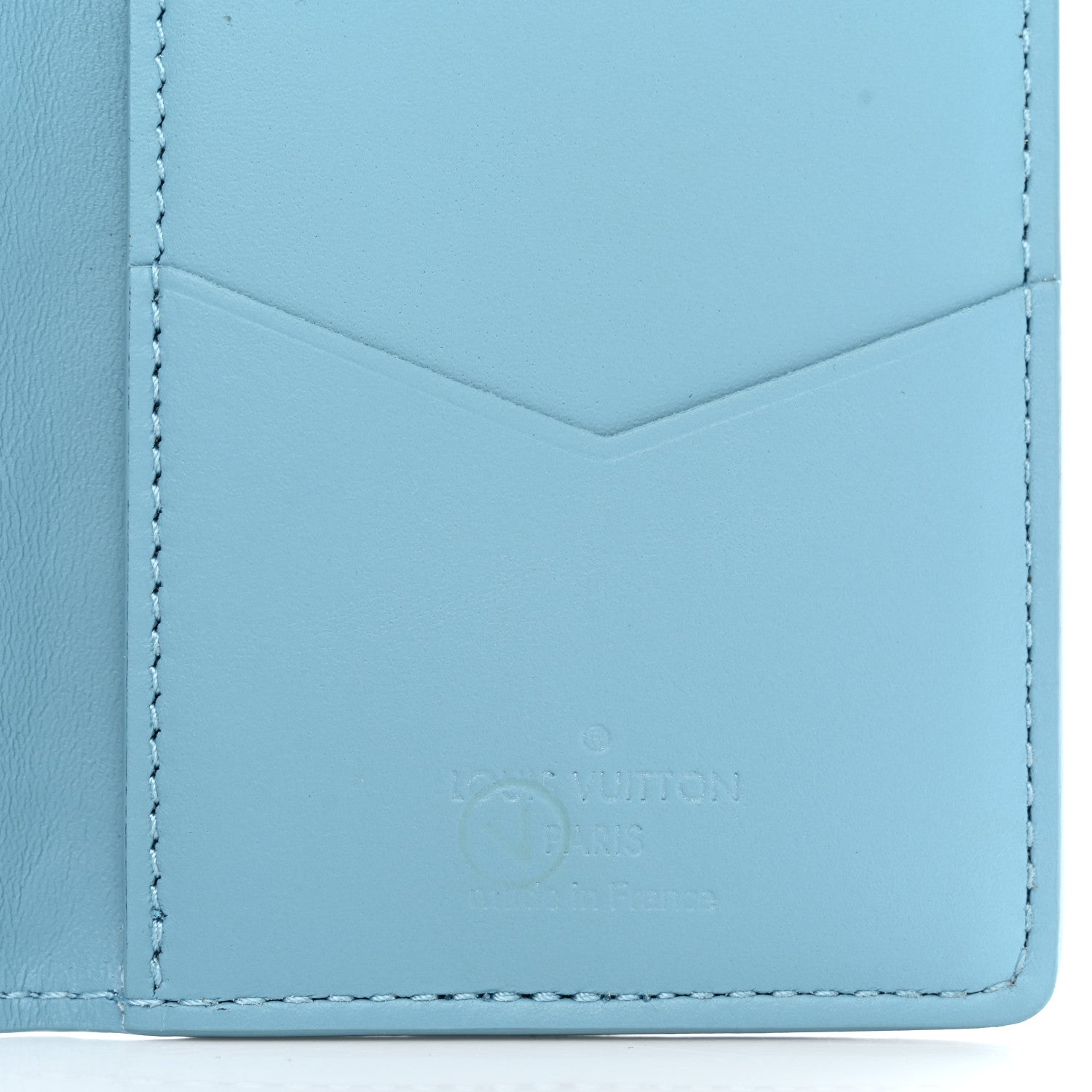 Louis Vuitton LV x YK Taurillon Pocket Organizer Blue 6 of 7