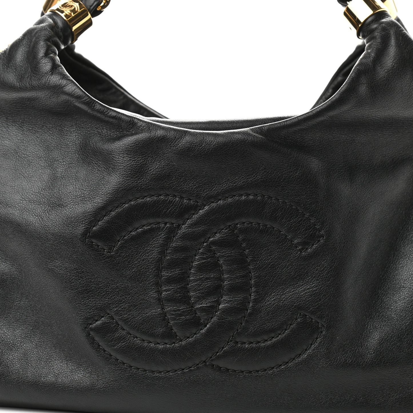 Calfskin Rodeo Drive Hobo Black
