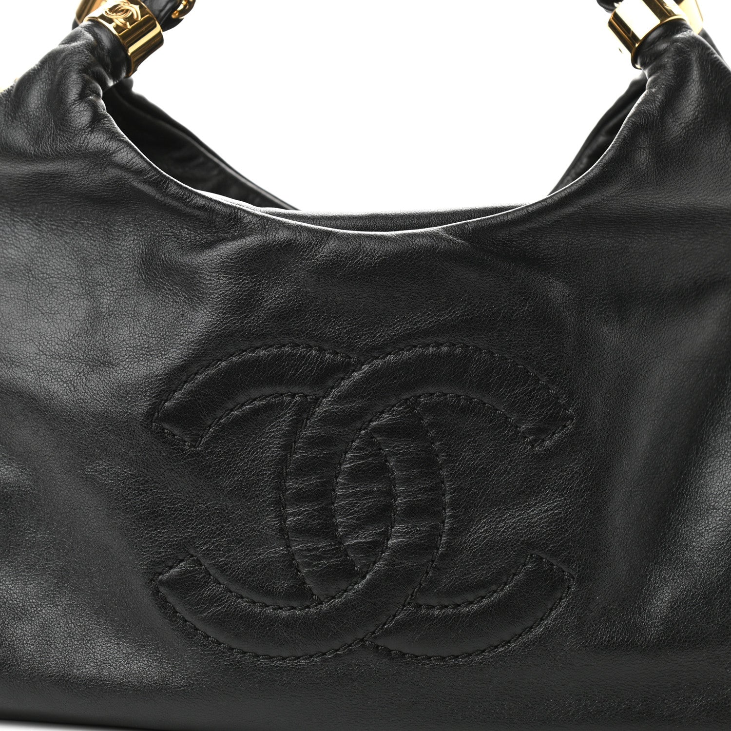 Chanel Calfskin Rodeo Drive Hobo Black 8 of 10