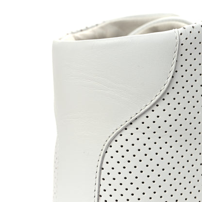 Hermes Calfskin Perforated Daydream Sneakers 39 White 9 of 10