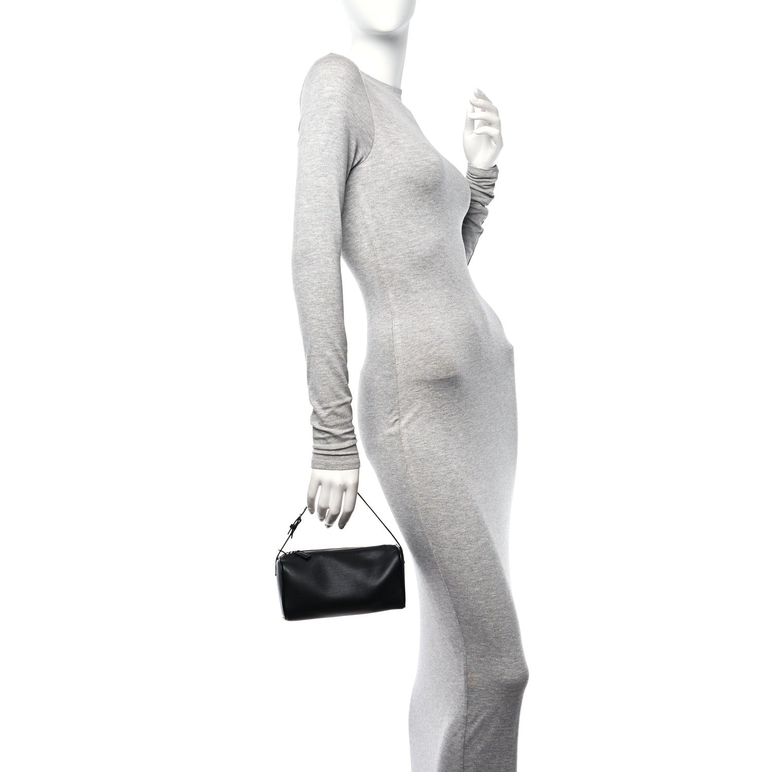 The Row Grained Calfskin 90's Bag Black 2 of 9