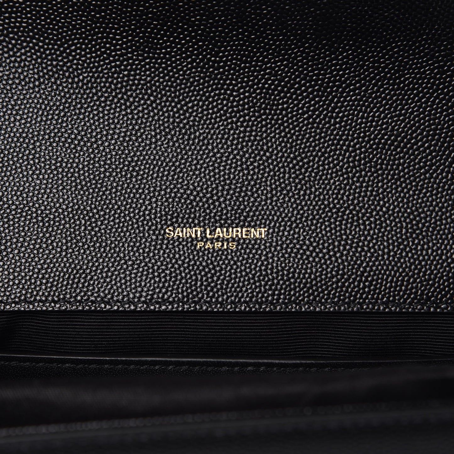 Grain De Poudre Medium Classic Monogram Kate Satchel Black