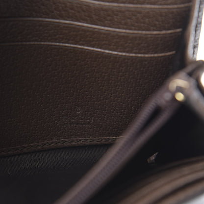 Gucci GG Supreme Monogram Web Ophidia Continental Wallet Brown 6 of 7