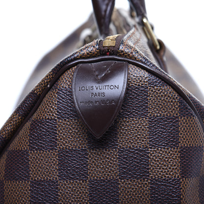 Louis Vuitton Damier Ebene Speedy 30 8 of 11