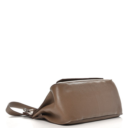 Hermes Taurillon Clemence Jypsiere 34 Etoupe 4 of 9