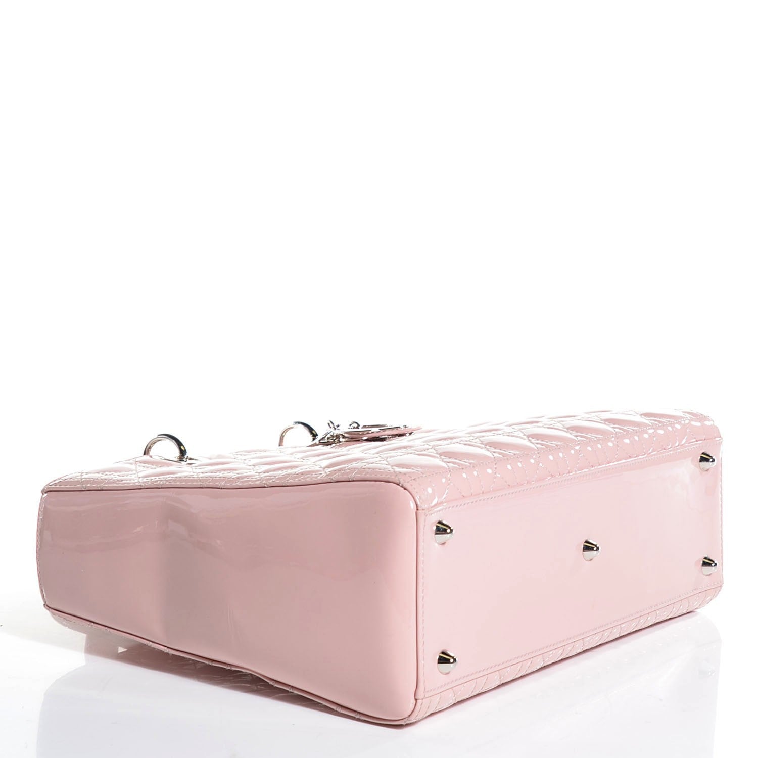 Christian Dior Patent Cannage Large Lady Dior Light Pink 5 of 9