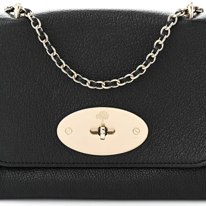 Mulberry Glossy Goatskin Small Lily Flap Black 9 of 11