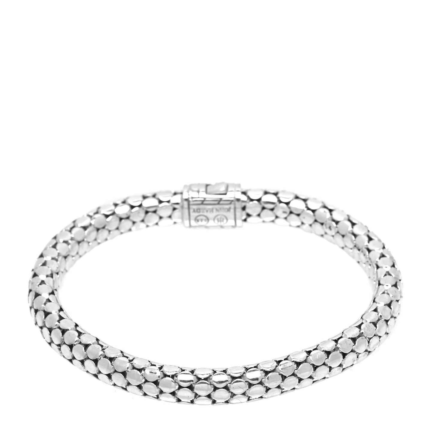 Sterling Silver 6.5mm Dot Bracelet
