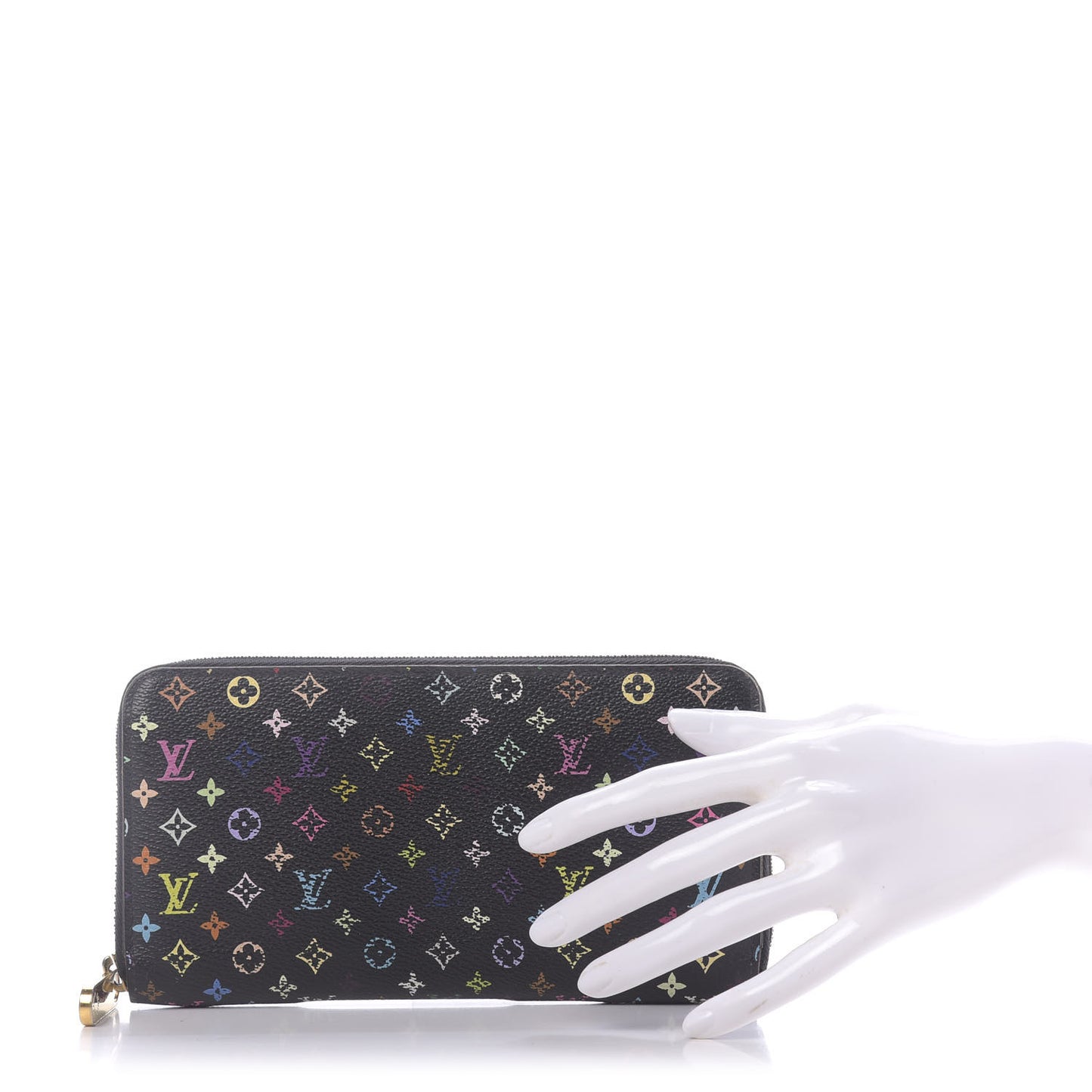 Monogram Multicolor Zippy Wallet Black Grenade