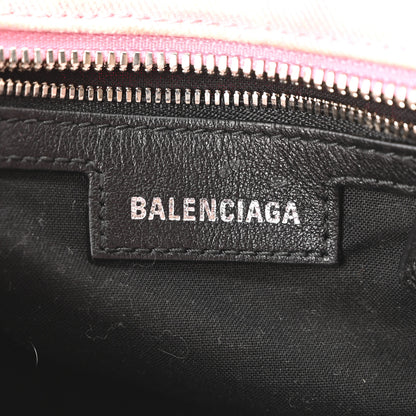 Balenciaga Denim BB Monogram Neo Cagole Handbag XS Pink 7 of 11