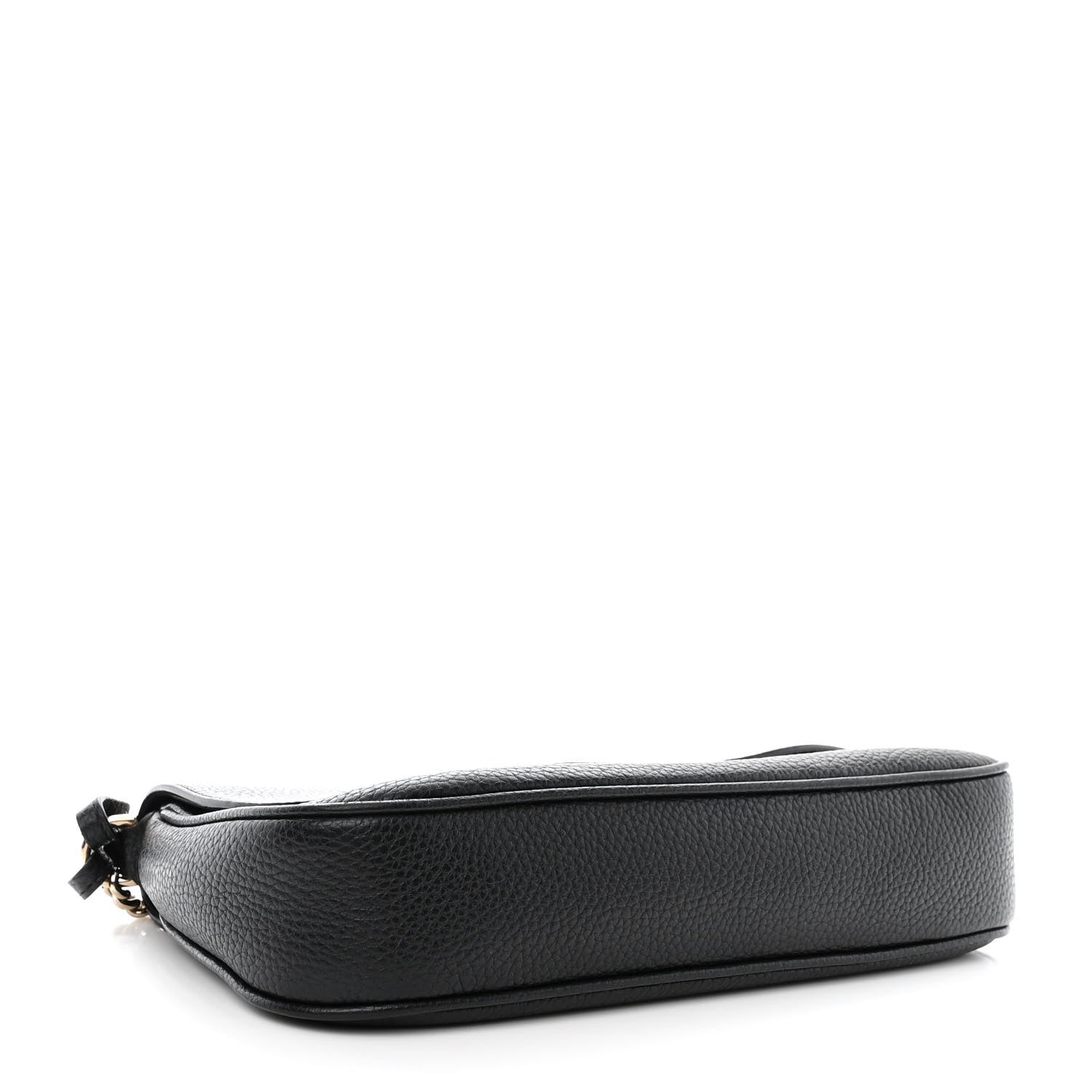 Gucci Pebbled Calfskin Medium Soho Flap Crossbody Black 4 of 10