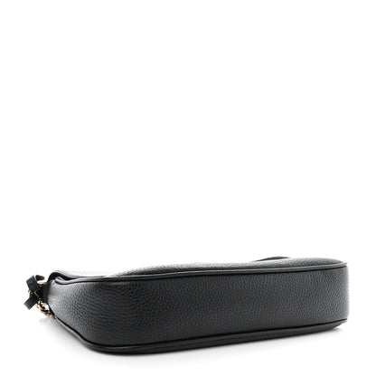 Gucci Pebbled Calfskin Medium Soho Flap Crossbody Black 4 of 10