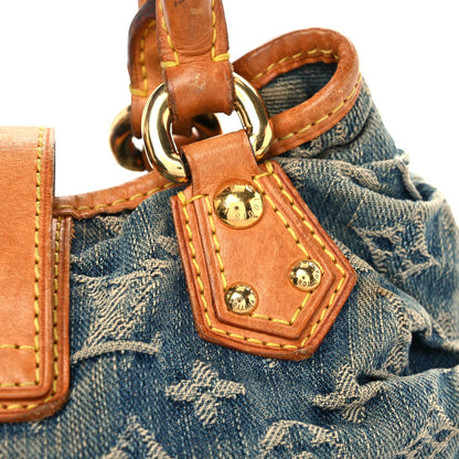 Louis Vuitton Monogram Denim Pleaty Blue 10 of 25