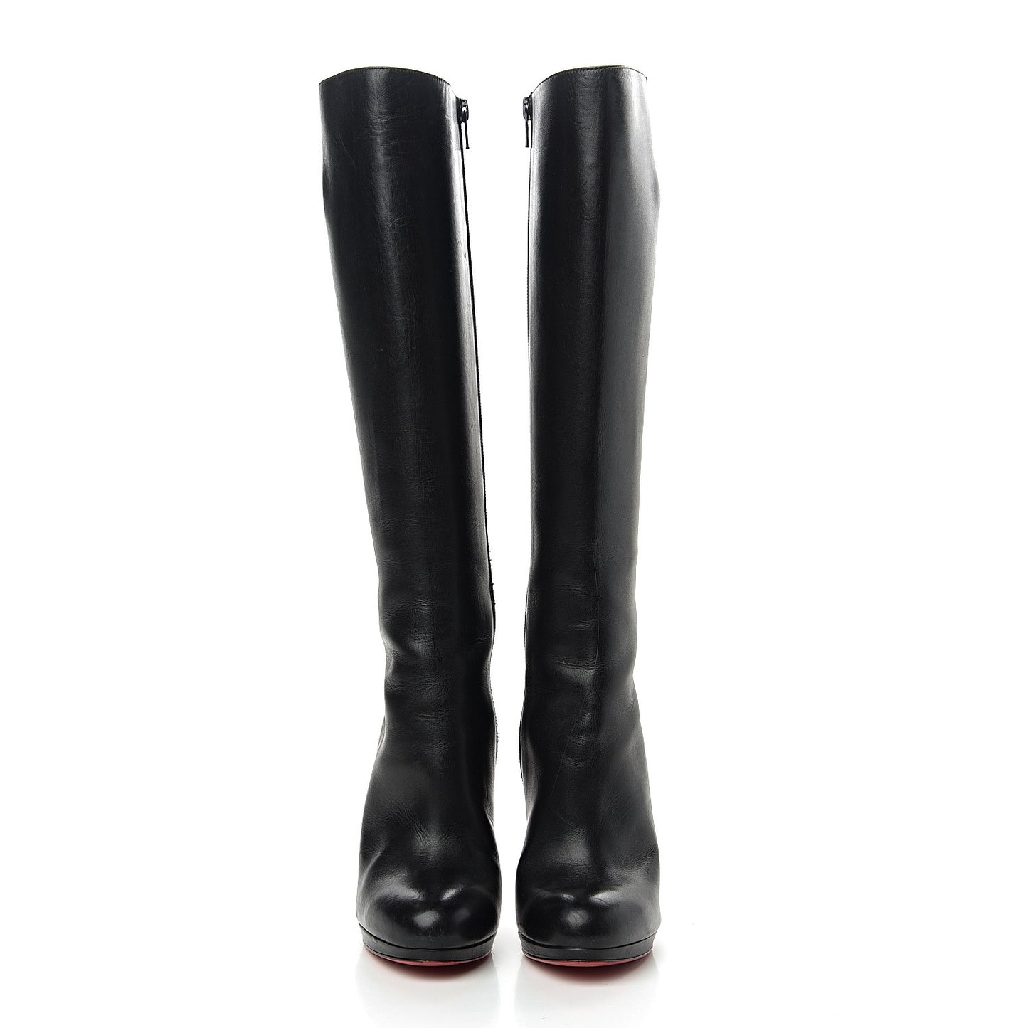 Calfskin Botalili 120 Tall Boots 37 Black