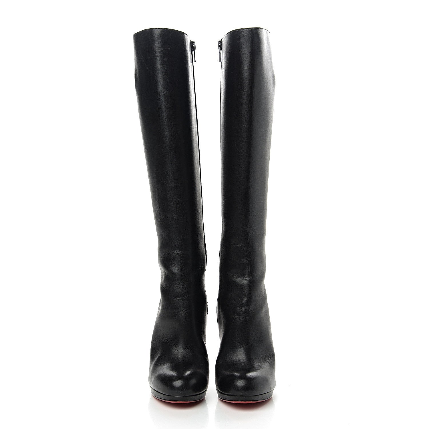 Christian Louboutin Calfskin Botalili 120 Tall Boots 37 Black 2 of 10
