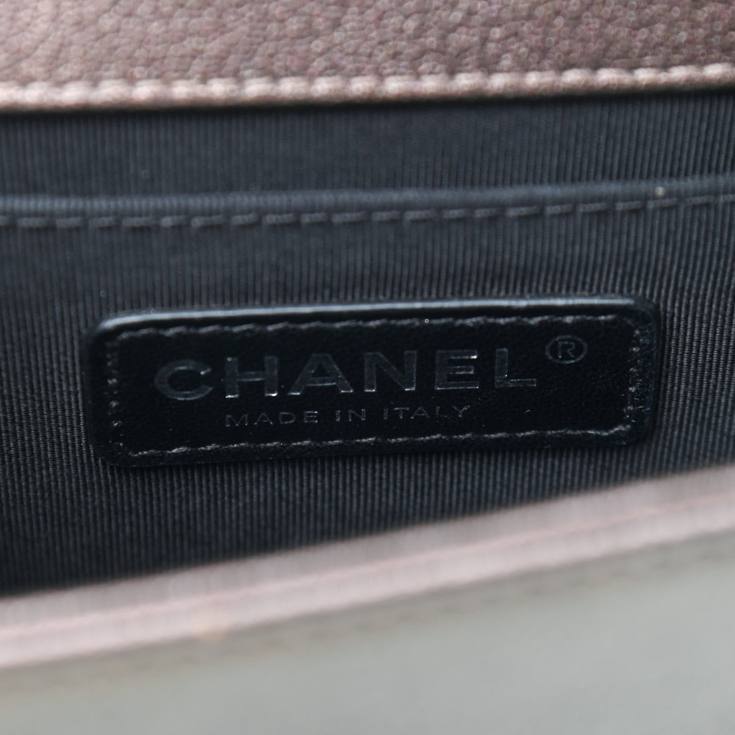 Chanel Iridescent Goatskin Quilted Small Boy Flap Brown 9 of 16