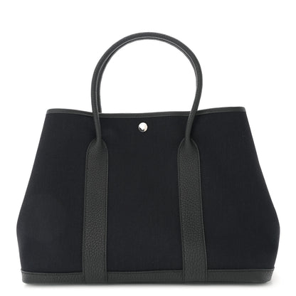 Hermes Toile Negonda Garden Party Tote 36 MM Black 1 of 12